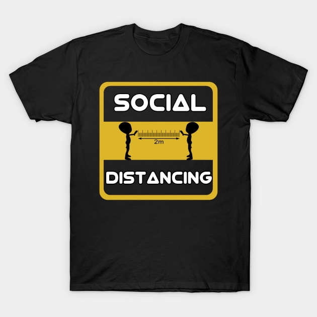 Social Distancing 2020 T-Shirt by Mima_SY